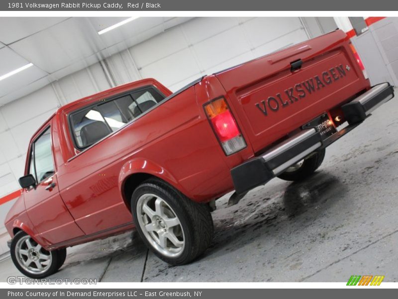 Red / Black 1981 Volkswagen Rabbit Pickup Caddy