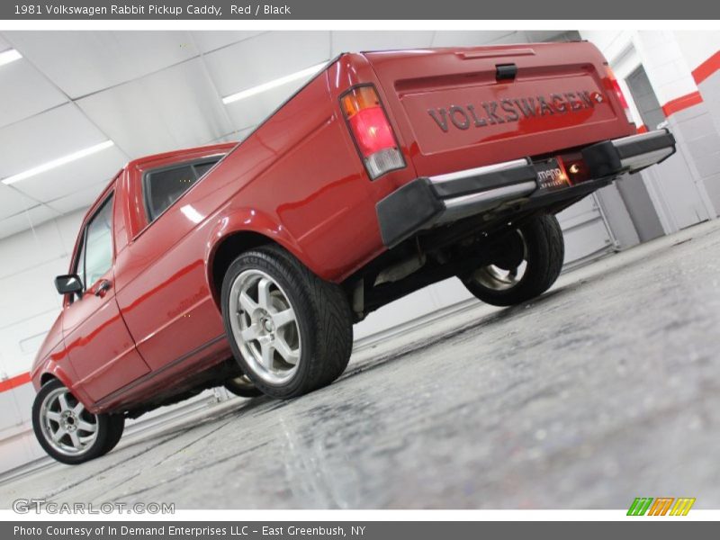 Red / Black 1981 Volkswagen Rabbit Pickup Caddy