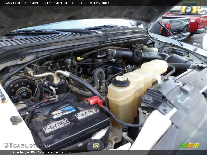 Oxford White / Black 2003 Ford F250 Super Duty FX4 SuperCab 4x4