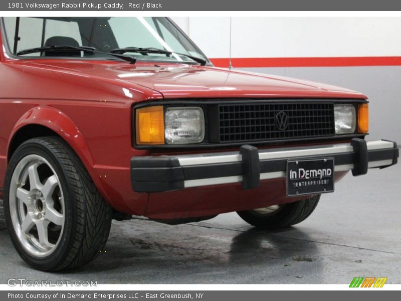 Red / Black 1981 Volkswagen Rabbit Pickup Caddy