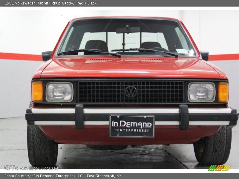 Red / Black 1981 Volkswagen Rabbit Pickup Caddy