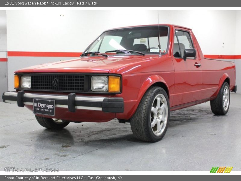 Red / Black 1981 Volkswagen Rabbit Pickup Caddy