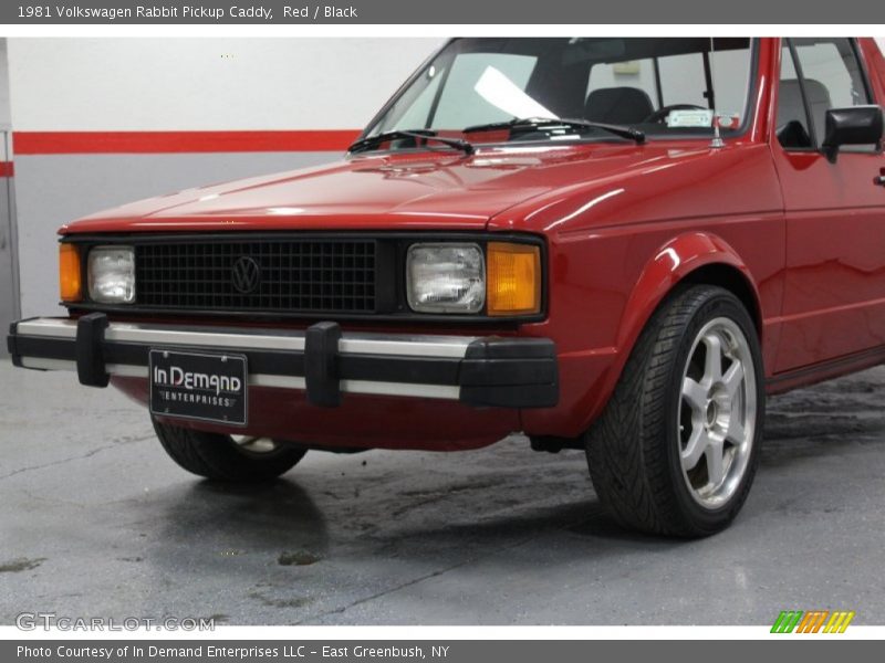Red / Black 1981 Volkswagen Rabbit Pickup Caddy