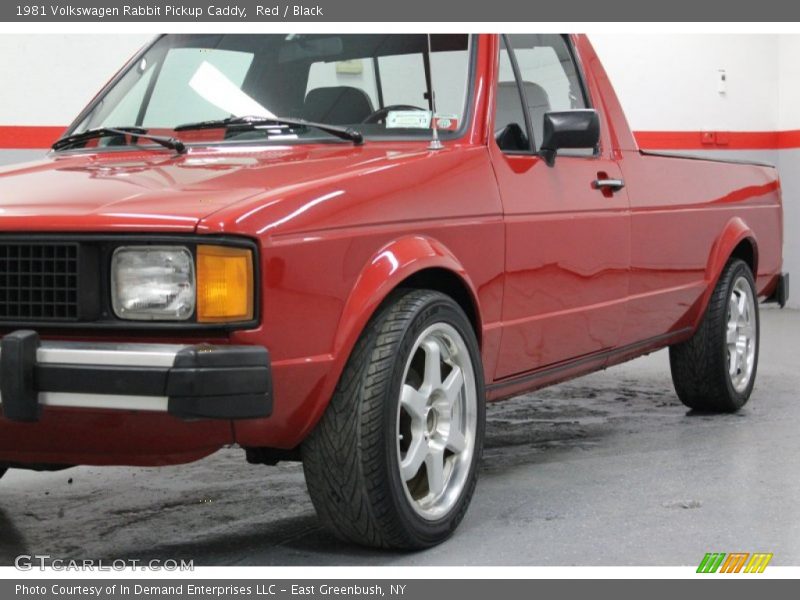 Red / Black 1981 Volkswagen Rabbit Pickup Caddy