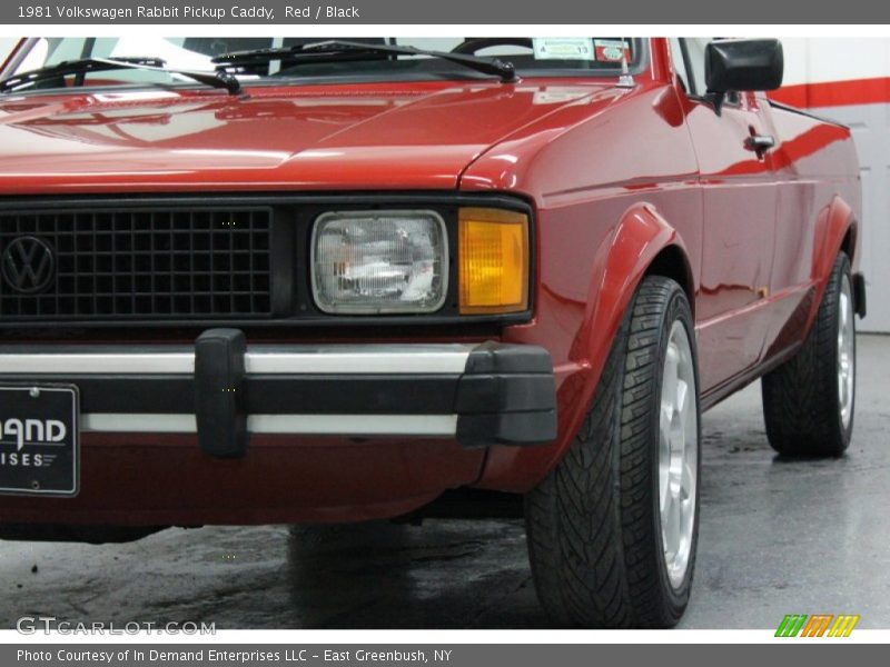 Red / Black 1981 Volkswagen Rabbit Pickup Caddy