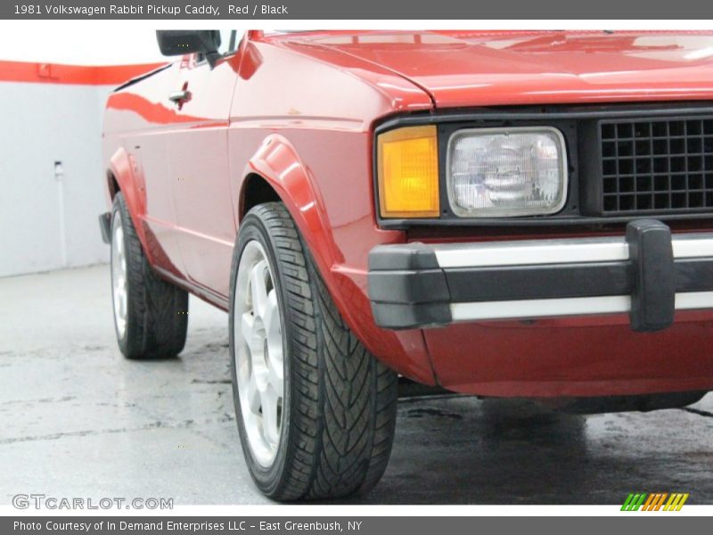 Red / Black 1981 Volkswagen Rabbit Pickup Caddy