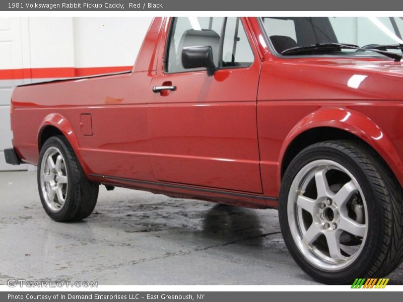 Red / Black 1981 Volkswagen Rabbit Pickup Caddy