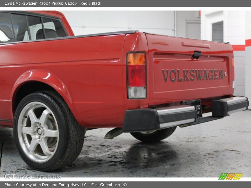 Red / Black 1981 Volkswagen Rabbit Pickup Caddy
