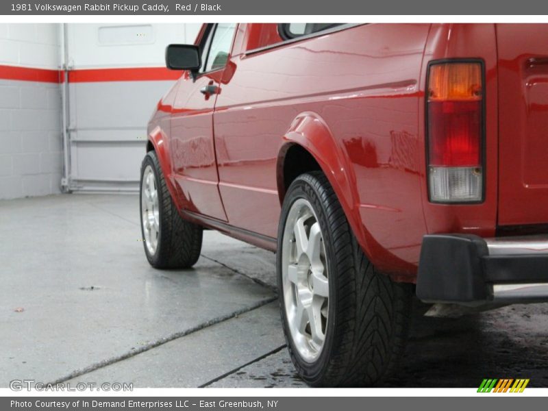 Red / Black 1981 Volkswagen Rabbit Pickup Caddy