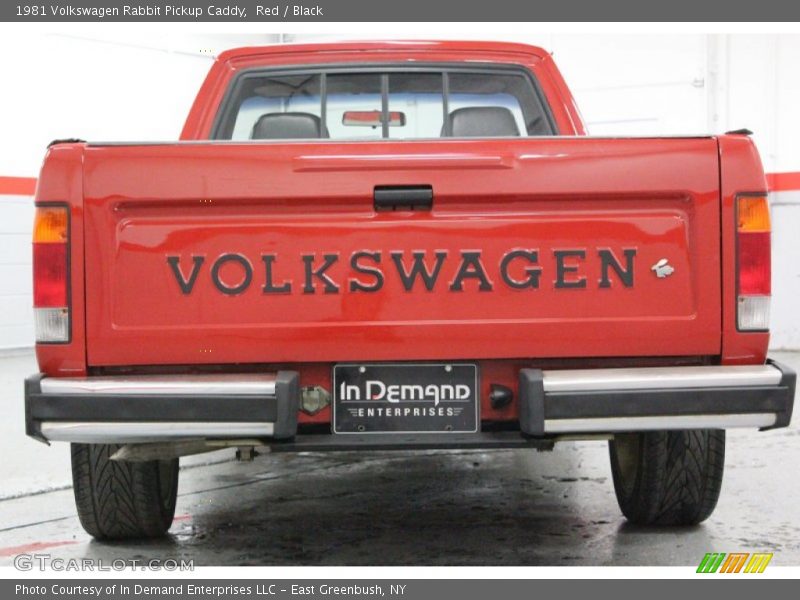 Red / Black 1981 Volkswagen Rabbit Pickup Caddy