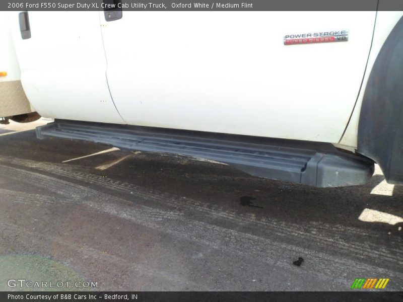 Oxford White / Medium Flint 2006 Ford F550 Super Duty XL Crew Cab Utility Truck