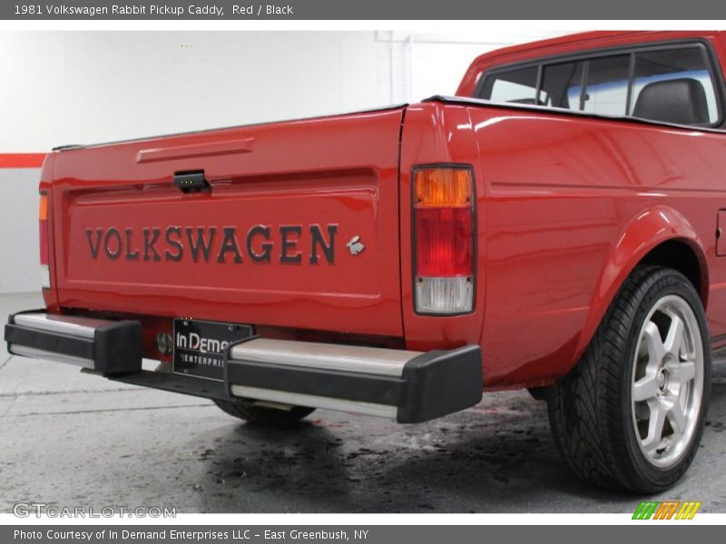 Red / Black 1981 Volkswagen Rabbit Pickup Caddy