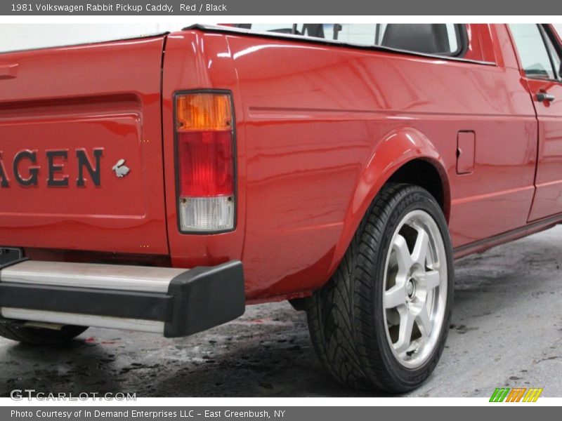 Red / Black 1981 Volkswagen Rabbit Pickup Caddy