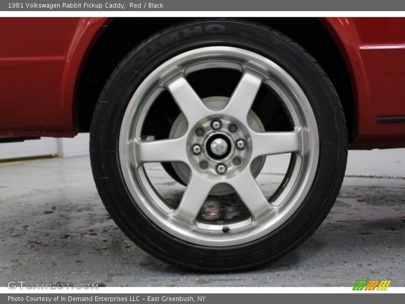 Red / Black 1981 Volkswagen Rabbit Pickup Caddy
