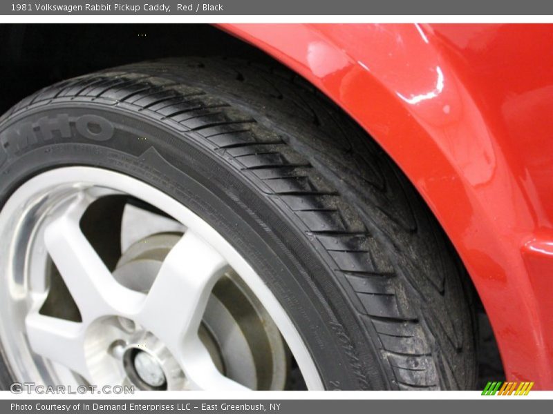 Red / Black 1981 Volkswagen Rabbit Pickup Caddy