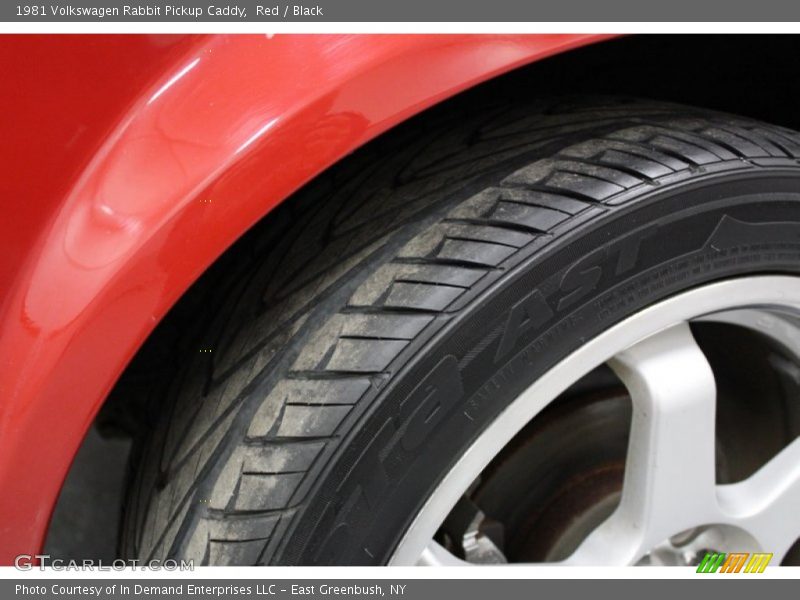 Red / Black 1981 Volkswagen Rabbit Pickup Caddy