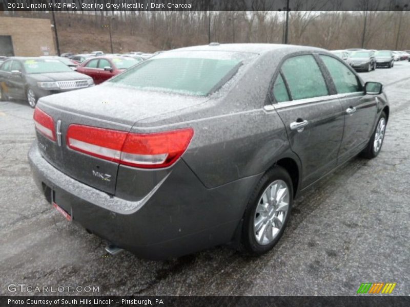 Sterling Grey Metallic / Dark Charcoal 2011 Lincoln MKZ FWD