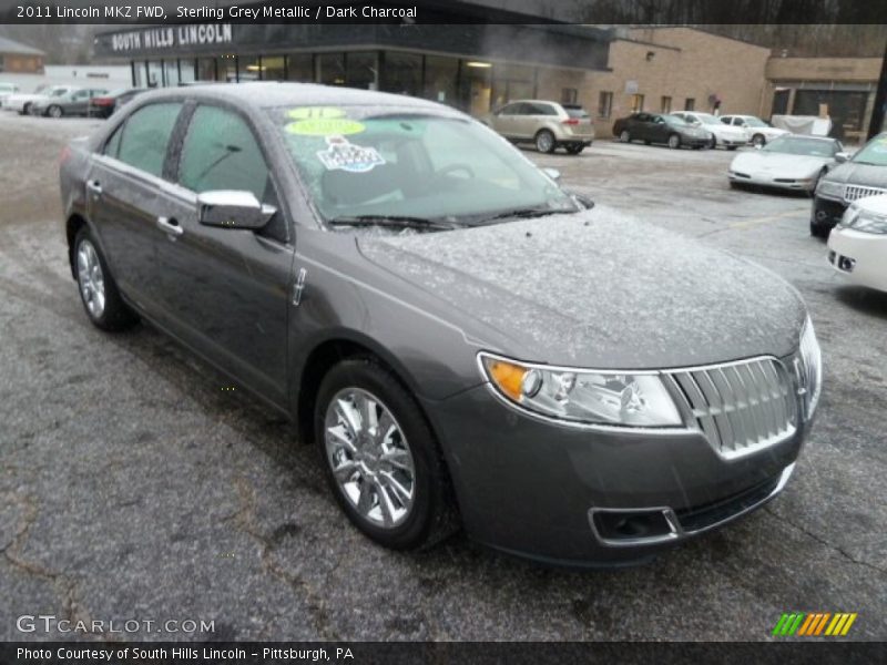 Sterling Grey Metallic / Dark Charcoal 2011 Lincoln MKZ FWD