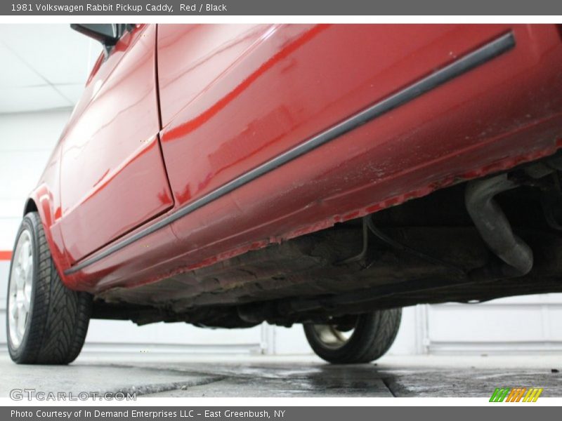 Red / Black 1981 Volkswagen Rabbit Pickup Caddy
