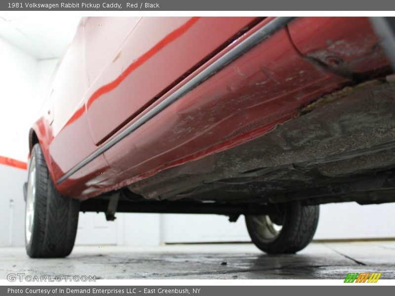 Red / Black 1981 Volkswagen Rabbit Pickup Caddy