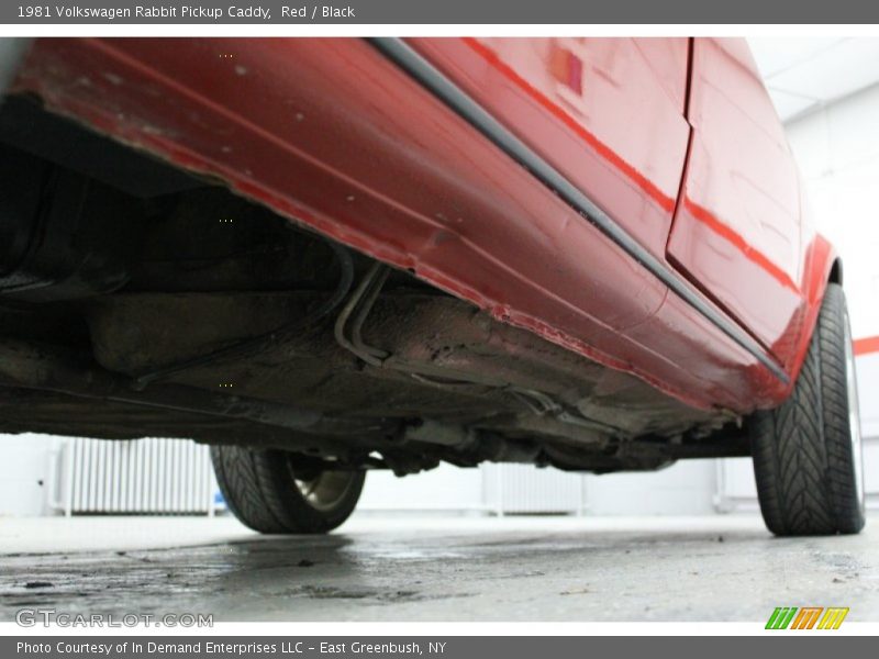 Red / Black 1981 Volkswagen Rabbit Pickup Caddy