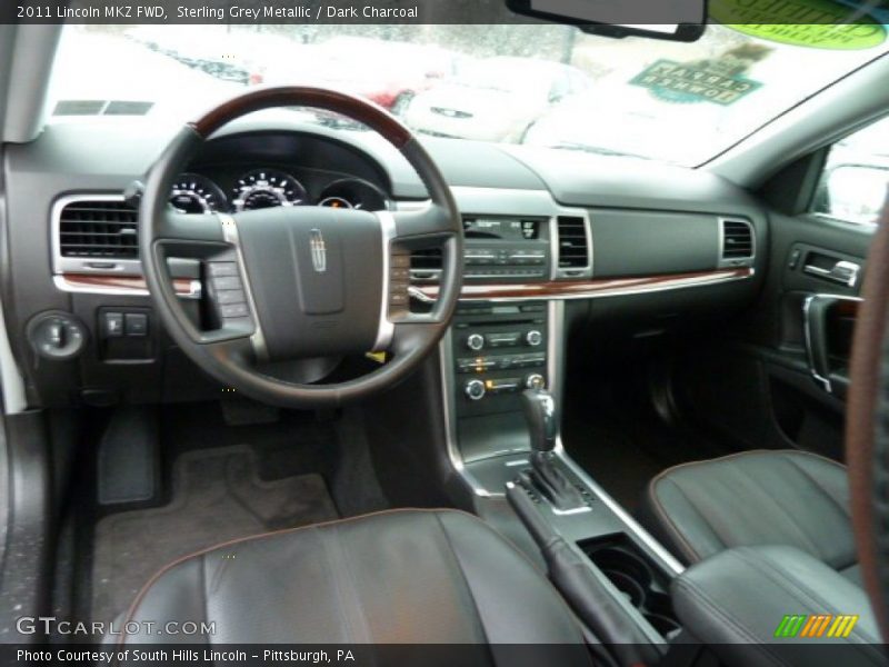 Sterling Grey Metallic / Dark Charcoal 2011 Lincoln MKZ FWD