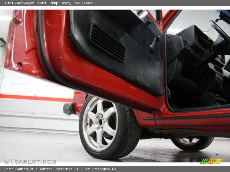 Red / Black 1981 Volkswagen Rabbit Pickup Caddy