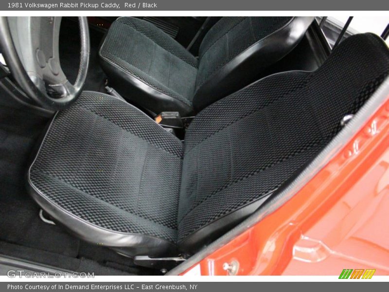 Red / Black 1981 Volkswagen Rabbit Pickup Caddy