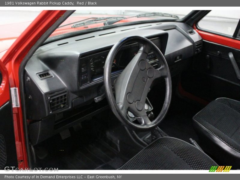  1981 Rabbit Pickup Caddy Black Interior