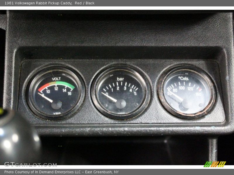 Red / Black 1981 Volkswagen Rabbit Pickup Caddy