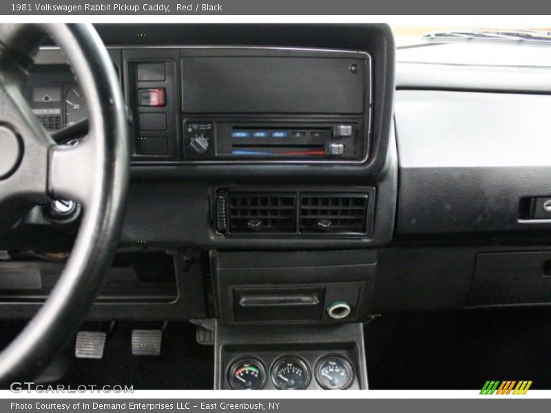 Controls of 1981 Rabbit Pickup Caddy