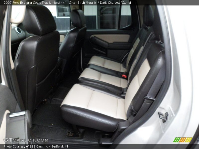 Silver Birch Metallic / Dark Charcoal/Camel 2007 Ford Explorer Sport Trac Limited 4x4