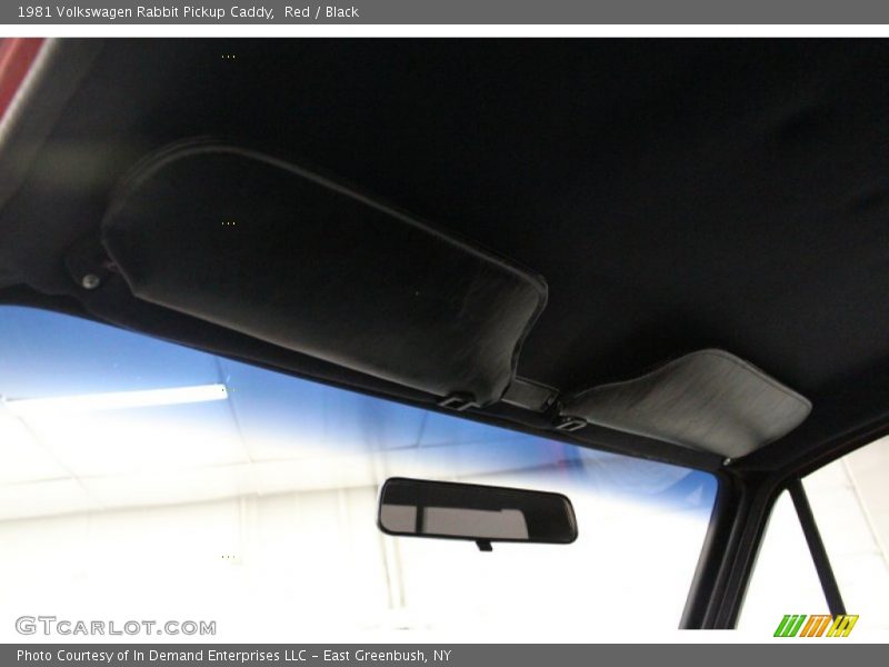 Red / Black 1981 Volkswagen Rabbit Pickup Caddy