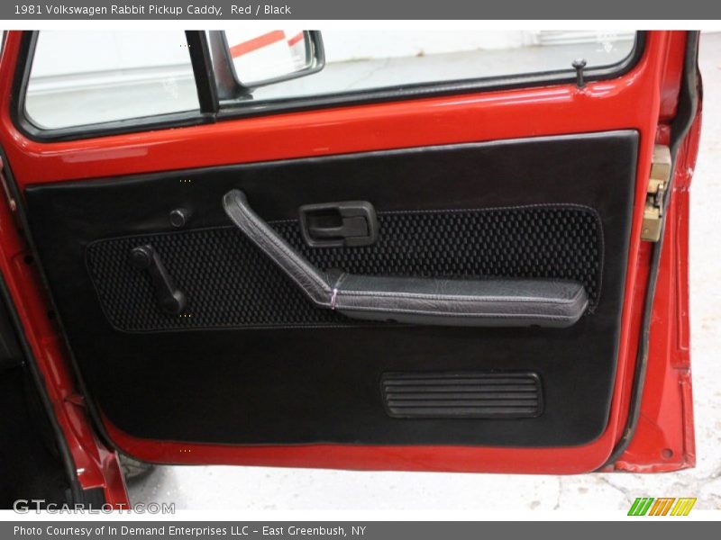 Red / Black 1981 Volkswagen Rabbit Pickup Caddy