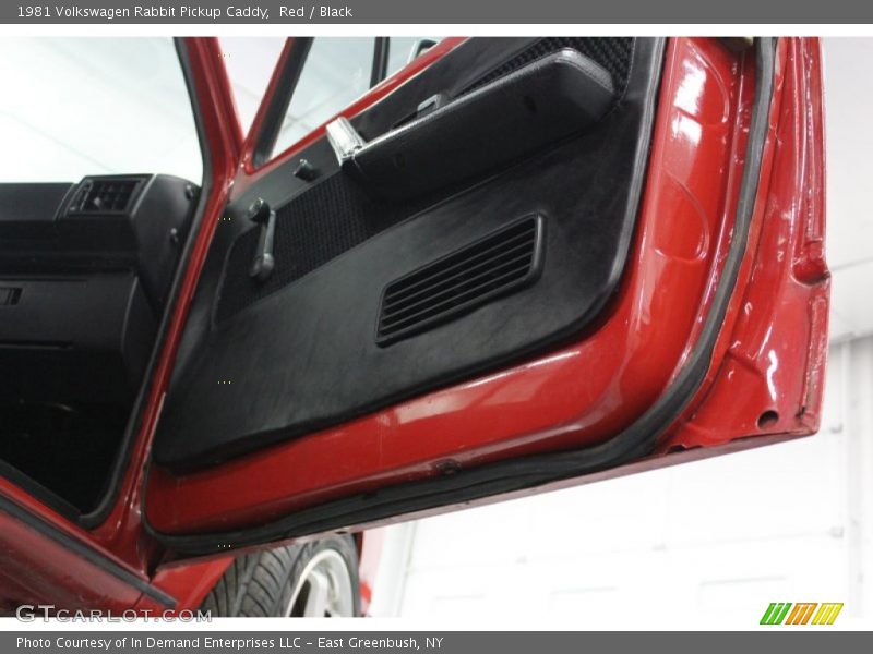 Red / Black 1981 Volkswagen Rabbit Pickup Caddy