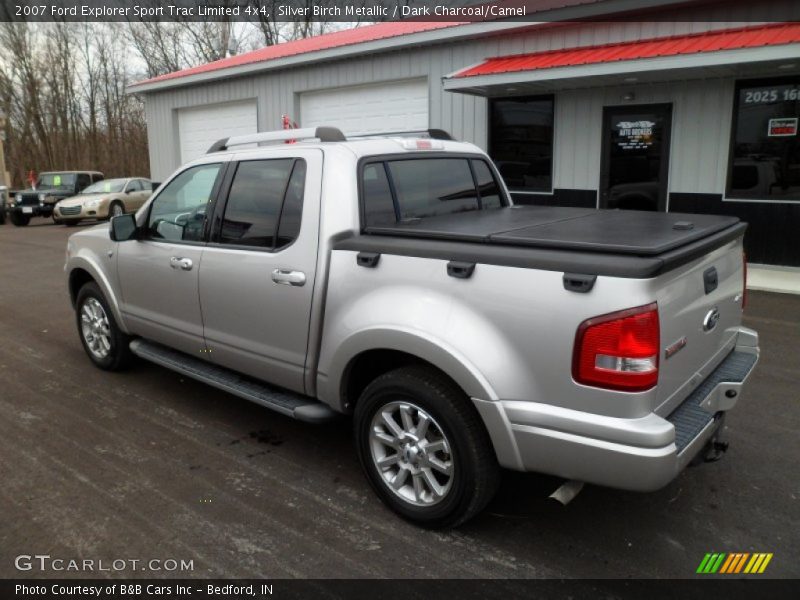 Silver Birch Metallic / Dark Charcoal/Camel 2007 Ford Explorer Sport Trac Limited 4x4