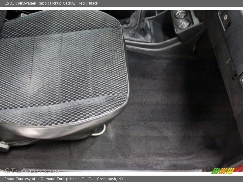 Red / Black 1981 Volkswagen Rabbit Pickup Caddy