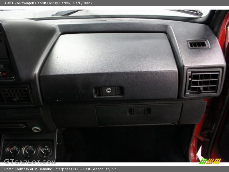 Red / Black 1981 Volkswagen Rabbit Pickup Caddy