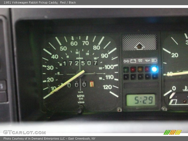  1981 Rabbit Pickup Caddy Caddy Gauges