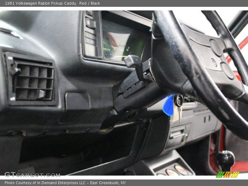 Red / Black 1981 Volkswagen Rabbit Pickup Caddy