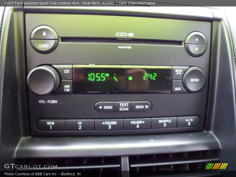 Silver Birch Metallic / Dark Charcoal/Camel 2007 Ford Explorer Sport Trac Limited 4x4