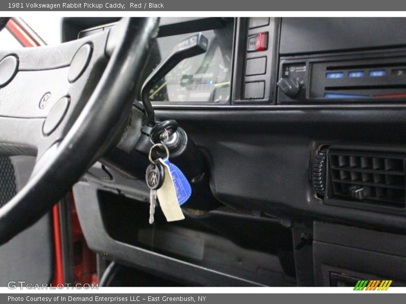 Red / Black 1981 Volkswagen Rabbit Pickup Caddy