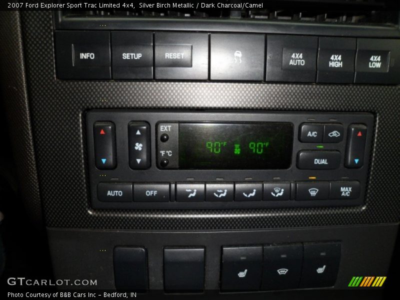 Silver Birch Metallic / Dark Charcoal/Camel 2007 Ford Explorer Sport Trac Limited 4x4
