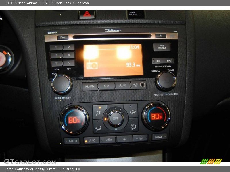 Super Black / Charcoal 2010 Nissan Altima 2.5 SL