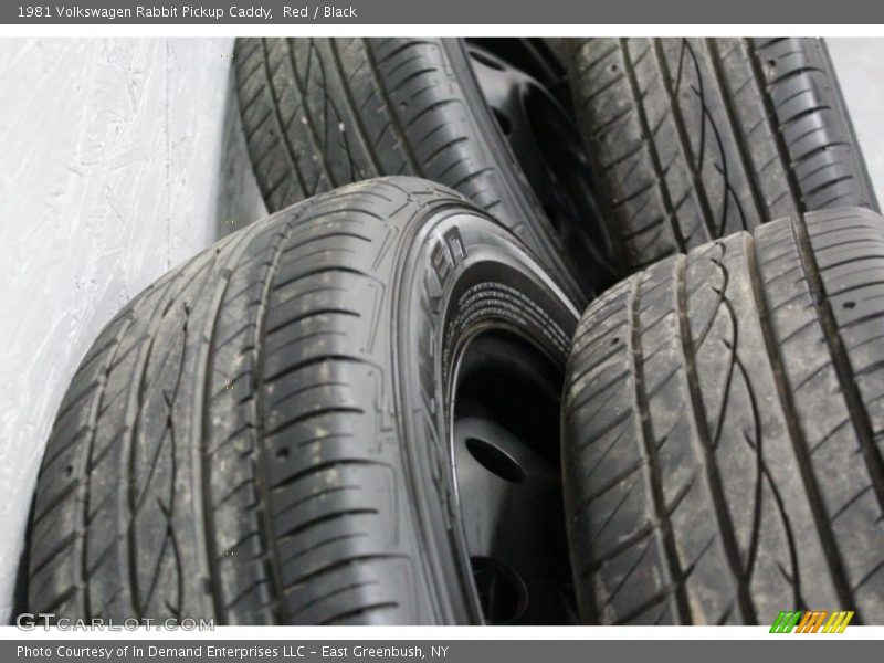 Red / Black 1981 Volkswagen Rabbit Pickup Caddy