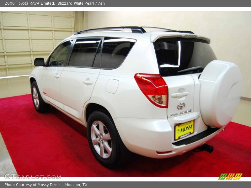Blizzard White Pearl / Ash 2006 Toyota RAV4 Limited