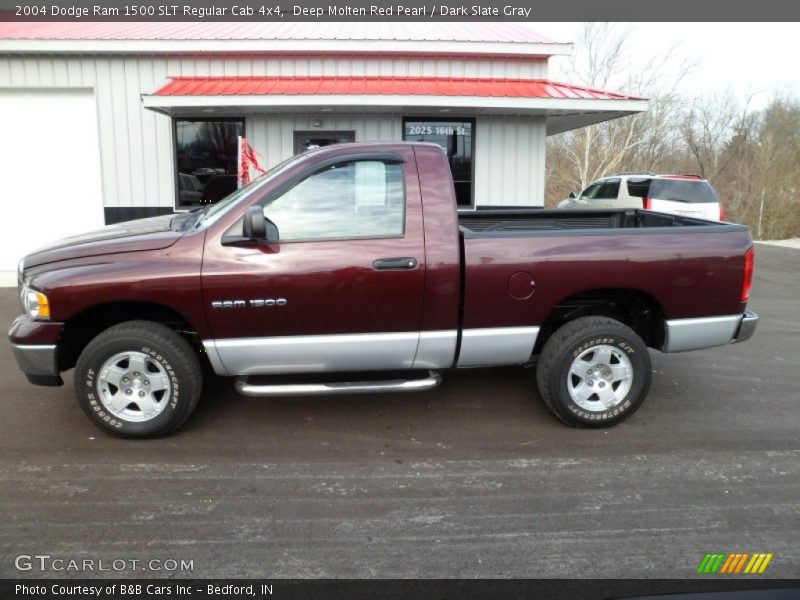 Deep Molten Red Pearl / Dark Slate Gray 2004 Dodge Ram 1500 SLT Regular Cab 4x4