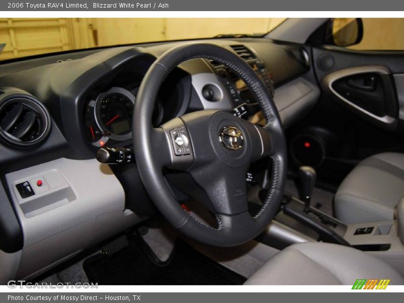 Blizzard White Pearl / Ash 2006 Toyota RAV4 Limited