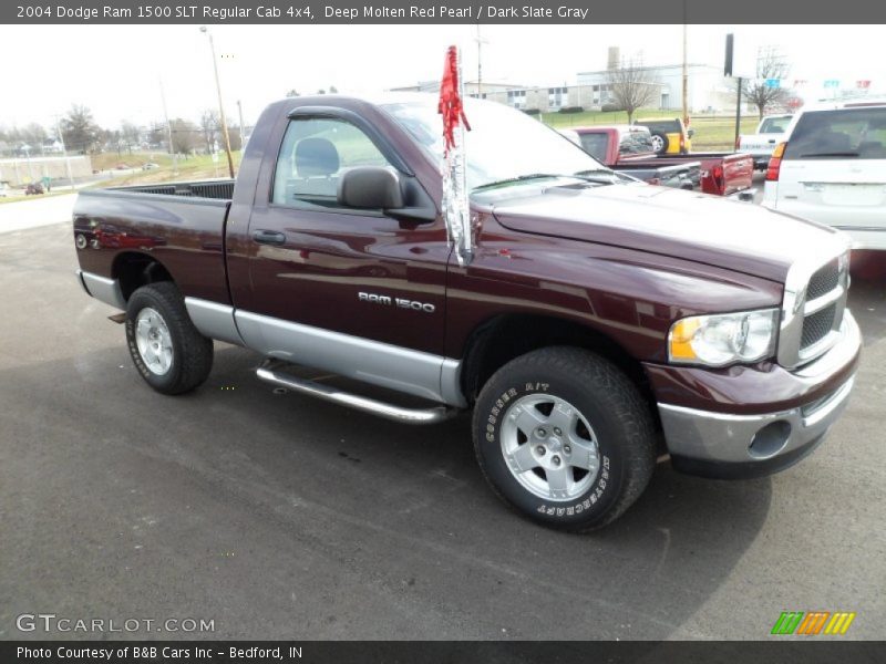 Deep Molten Red Pearl / Dark Slate Gray 2004 Dodge Ram 1500 SLT Regular Cab 4x4