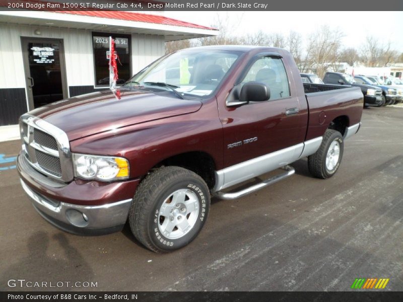 Deep Molten Red Pearl / Dark Slate Gray 2004 Dodge Ram 1500 SLT Regular Cab 4x4